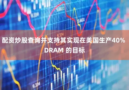 配资炒股查询并支持其实现在美国生产40% DRAM 的目标