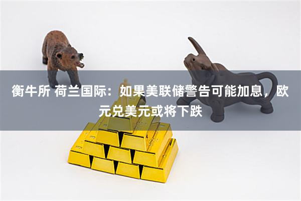 衡牛所 荷兰国际：如果美联储警告可能加息，欧元兑美元或将下跌